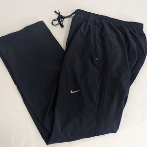 Nike DRI Fit Running Track Pants Navy Blue Women's Size Medium